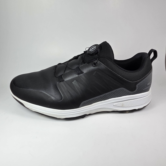 Skechers Torque Twist Black/White Waterproof Golf Spike Shoe  display picture 1